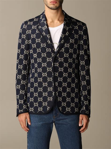 gucci plaid jacket mens|Gucci jacket sale men.